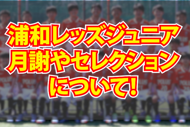 浦和レッズジュニアチームに入るには 費用やセレクションについてのまとめ Camisa8のブログ