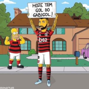 hoje tem gol do gabigol